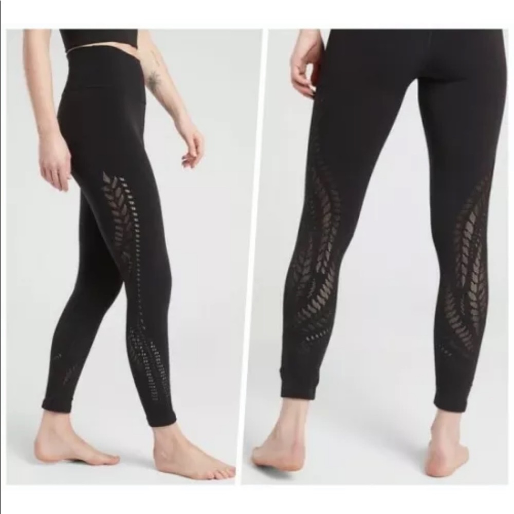 Athleta warp knit tight 7/8 length